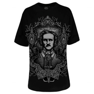 T-shirt femme hommage  Allan Edgar Poe - RESTYLE