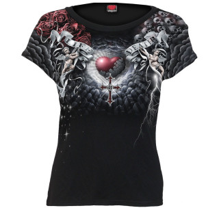 T-shirt femme "Life and death cross"