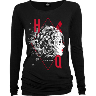 T-Shirt femme  manche longue " Harley Quinn HQ "