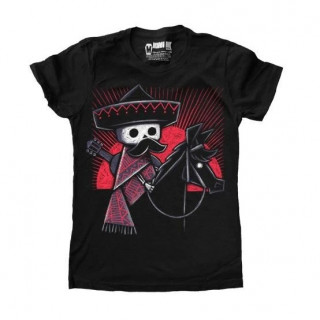 T-shirt femme  squelette mexicain "The Lost Nomad" - Akumu Ink