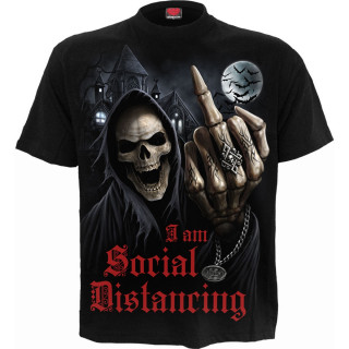 T-shirt gothique homme "I am Social Distancing - Isolation 2020"