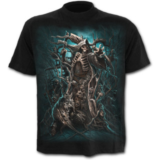 T-shirt gothique homme noir "Foret de la mort"