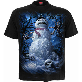 T-shirt homme  bonhomme de neige dmoniaque