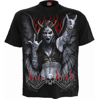 T-shirt homme  femme demon ROCK LOUD