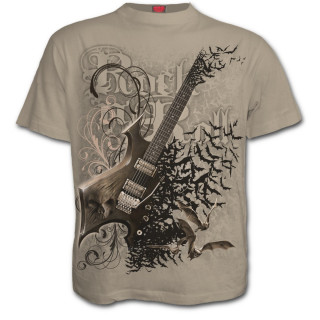 T-shirt homme goth-rock pierre "NIGHT RIFFS"