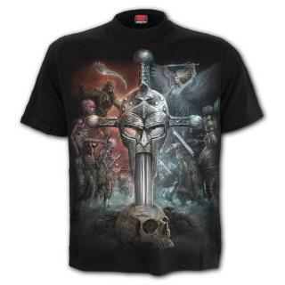 T-shirt homme gothique  bataille pique entre 2 mondes