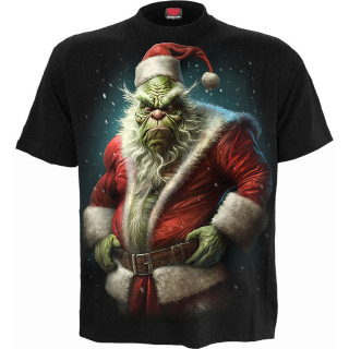 T-shirt homme gothique  grincheux grimaant de Noel