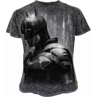 T-shirt homme gris dlav THE BATMAN - ACID RAIN ( Licence officielle)