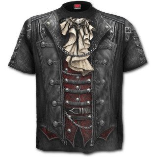 T-shirt homme  imprim imitation tenue steamPunk