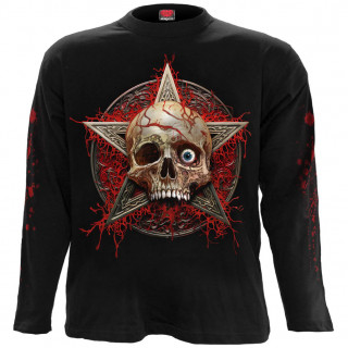 T-shirt homme manches longues � mort vivant "CREEPING CURSE"