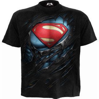 T-shirt homme SUPERMAN aspect dchir (licence officielle)