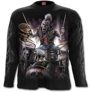 T-shirt homme "ZOMBIE BACKBEAT"  manches longues