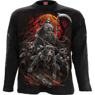 T-shirt manches longues homme La Mort lachant les chiens de l'enfer