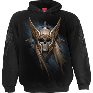 Sweat capuche homme  Ange guerrire style viking