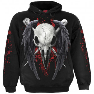 Sweat capuche homme CORBEAU DE LA MORT