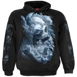 Sweat capuche homme Crane de Temp�te