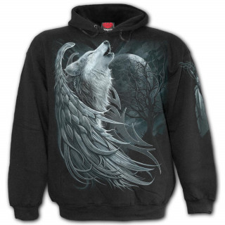 Sweat capuche homme "Esprit du loup"