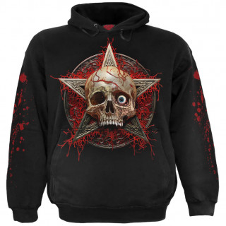 Sweat capuche homme gothique � mort vivant "CREEPING CURSE"