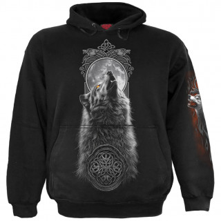Sweat capuche homme Loup F�roce