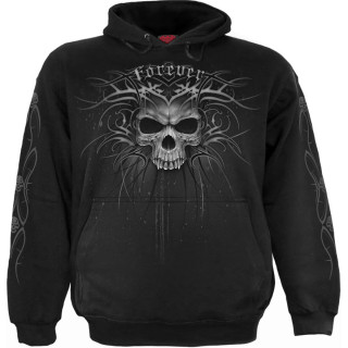 Sweat capuche homme tte de mort "DEATH FOREVER"