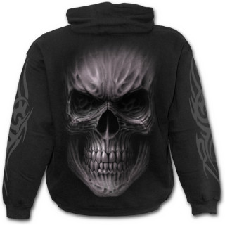 Sweat-shirt gothique homme avec effroyable tte de mort