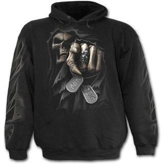 Sweat-shirt gothique homme avec La Mort pointant sa prochaine victime