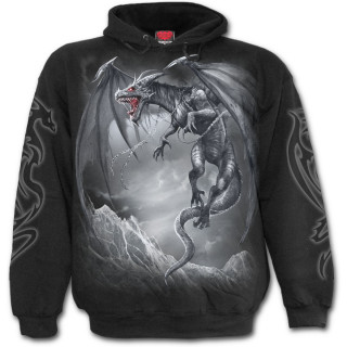 Sweat-shirt homme gothique  dragon gris libr de ces chaines