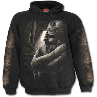 Sweat-shirt homme gothique avec momie "Maldiction du Pharaon"