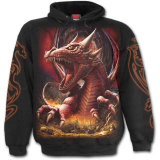 Sweat-shirt homme gothique "Le reveil du Dragon