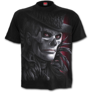 T-shirt homme gothique avec personnages maquills style macabre