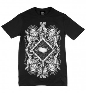 T-shirt homme gothique Blind (BW/B) - LA Mort Clothing