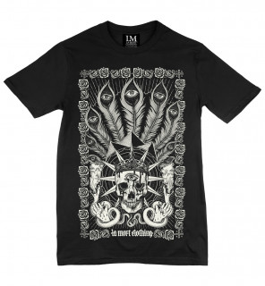 T-shirt homme gothique Death of Firstborn (BW/B) - LA Mort Clothing