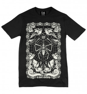 T-shirt homme gothique Flies (BW/B) - LA Mort Clothing