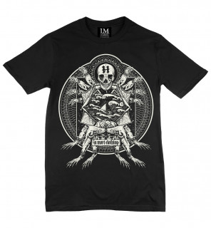 T-shirt homme gothique Poisoned Frog (BW/B) - LA Mort Clothing