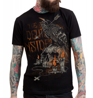 T-shirt homme HYRAW modle "DARKNESS - THE DEVIL INSIDE"