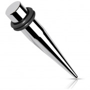 Tunnel Pour Oreilles étirées - SGERUFZ - Dévissable, Acier Chirurgical 316L, 10mm - Noir, Or Rose, Argent