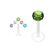 Pack piercing labret PTFE rond