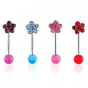 Piercing arcade Flower On UV Ball