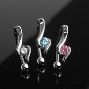 Piercing arcade invers� serti