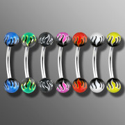Piercing arcade motif flamming