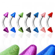 Piercing arcade pointes gloss paillet�es