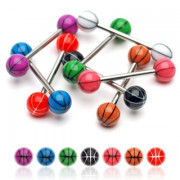 Piercing langue ballons de basket