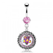 Piercing nombril anneau de beaut�