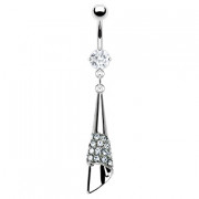 Piercing nombril cornet �l�gant
