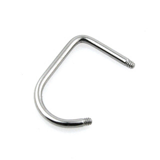 Tige / barre de remplacement piercing lippy loop en acier
