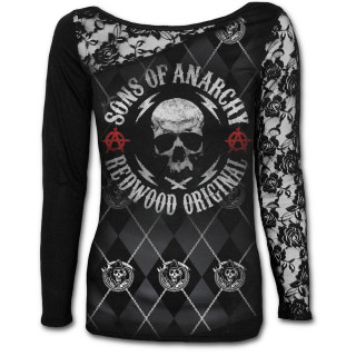 Top femme manches longues et dentelles "SOA Redwood Original" - Sons of Anarchy