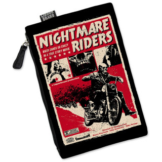 Trousse fourre tout "Nightmare Riders" avec motard squelette - Liquor Brand